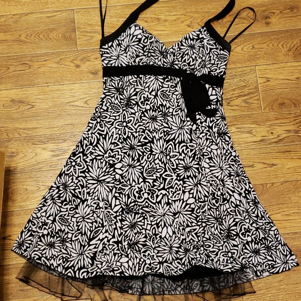 Floral halter dress